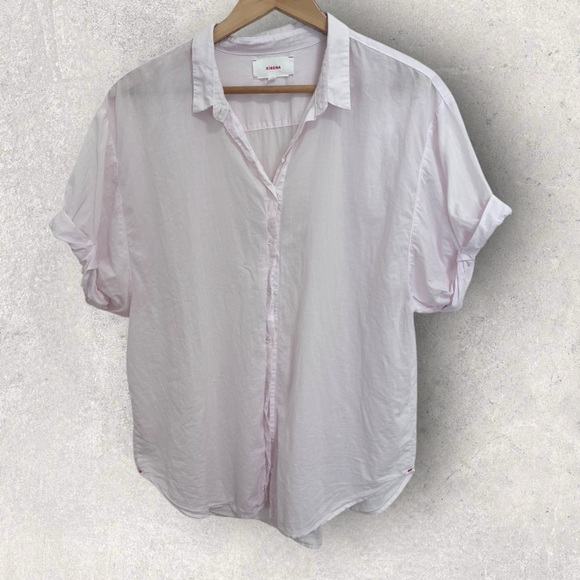 Xirena cotton short sleeve button down shirt - Picture 1 of 6